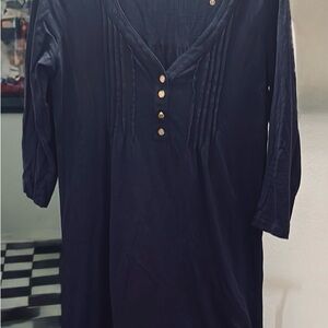 Lilly Pulitzer Amberly navy blue swing dress